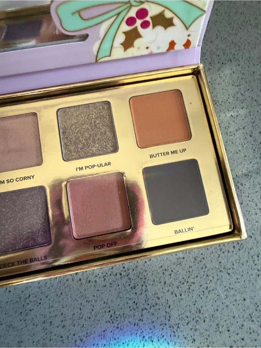 Too Faced Popcorn Balls bite-sized eyeshadow palette